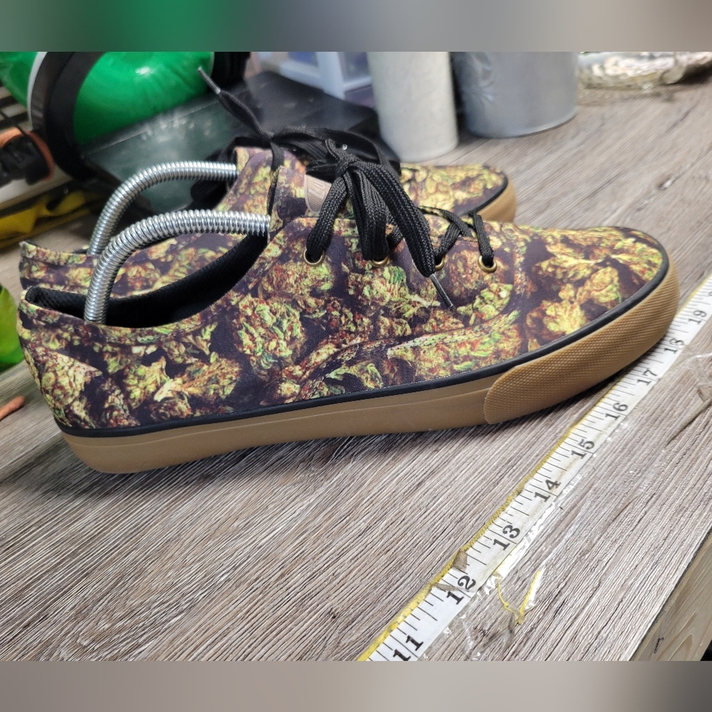 Lugz Uniprint Mens Canvas Sneakers Canibas Buds‎ Size 10